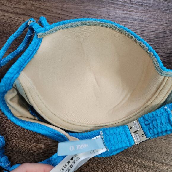 MARIE JO Cherilyn Swim Bikini Top & Bottoms Set Beach Vacation Resort Poolside - Picture 5 of 8